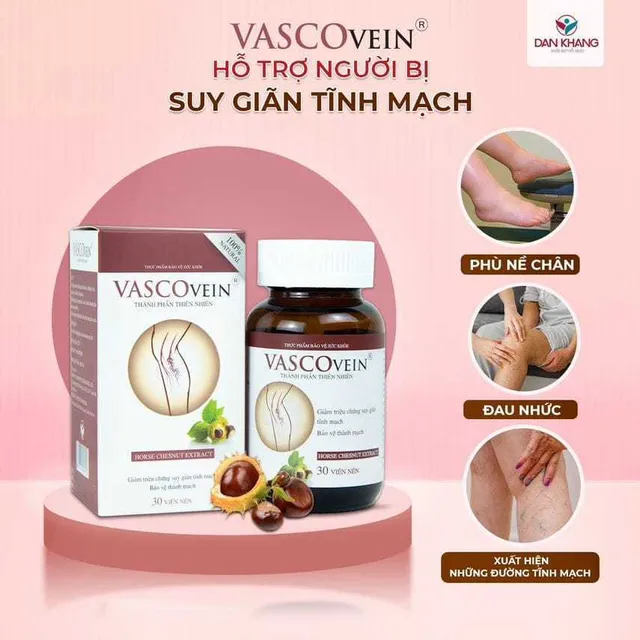 Vi&ecirc;n Uống Suy Gi&atilde;n Tĩnh Mạch Vascovein