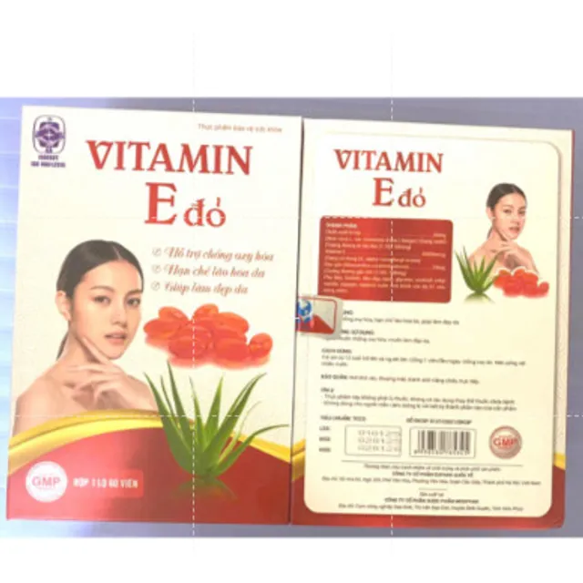 Vi&ecirc;n Vitamin E đỏ - Vitamin E 500
