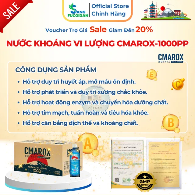 Kho&aacute;ng vi lượng 1000 PPM CMAROX