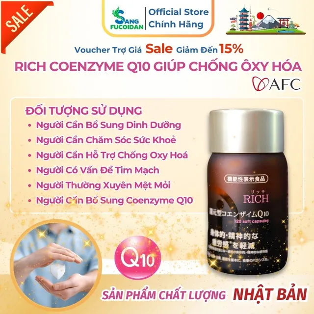Lợi &iacute;ch của Coenzyme Q10