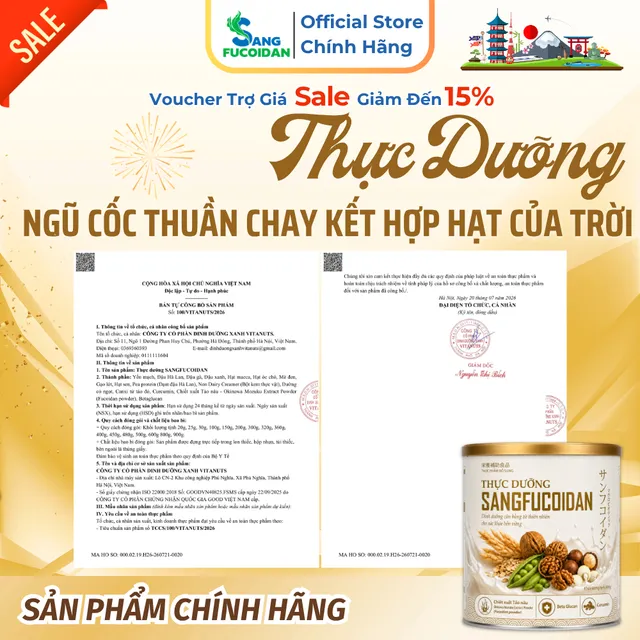 Sữa thực dưỡng Sang Fucoidan 500g
