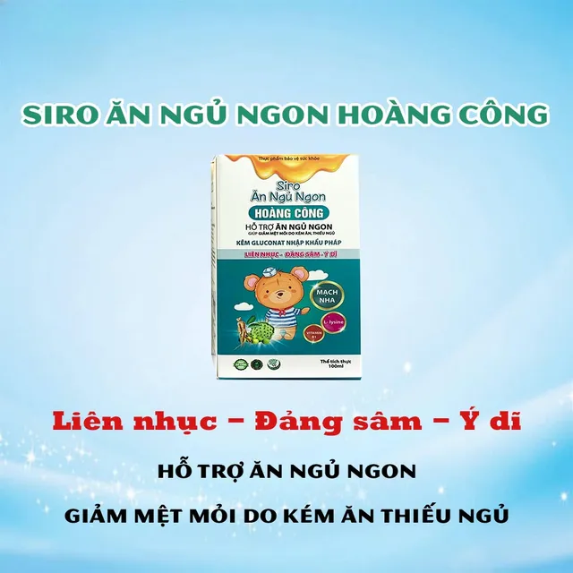 Siro Ăn Ngủ Ngon Ho&agrave;ng C&ocirc;ng