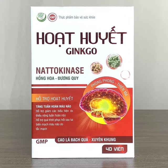 Hoạt Huyết GINKGO - Hỗ trợ hoạt huyết, tăng tuần ho&agrave;n m&aacute;u n&atilde;o