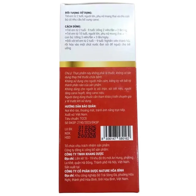 Vi&ecirc;n uống CANXI DK MAX