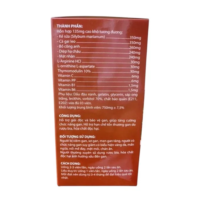 Vi&ecirc;n uống bổ gan Silymax Bcomplex Extra BAK