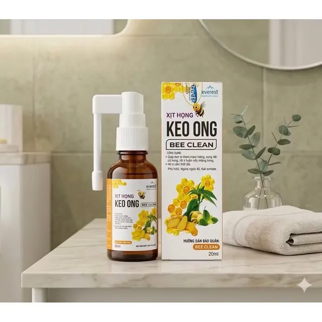 Xịt Họng Keo Ong Bee Clean 20ml