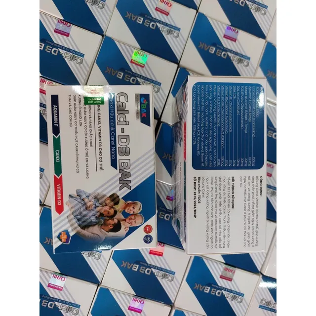 Vi&ecirc;n uống Calci - D3 BAK