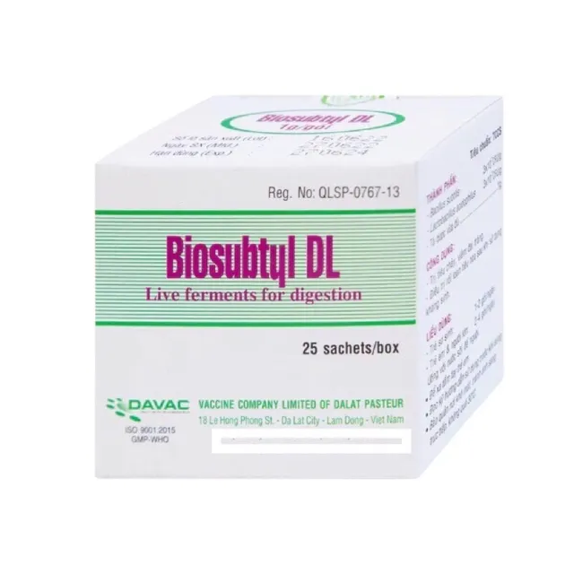 Men ti&ecirc;u h&oacute;a Biosubtyl DL - 25 g&oacute;i