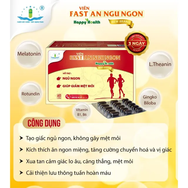 Vi&ecirc;n uống FAST ĂN NGỦ NGON