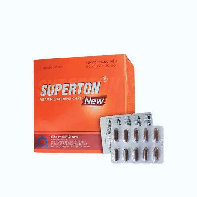Vi&ecirc;n uống bổ sung vitamin v&agrave; kho&aacute;ng chất SUPERTON New