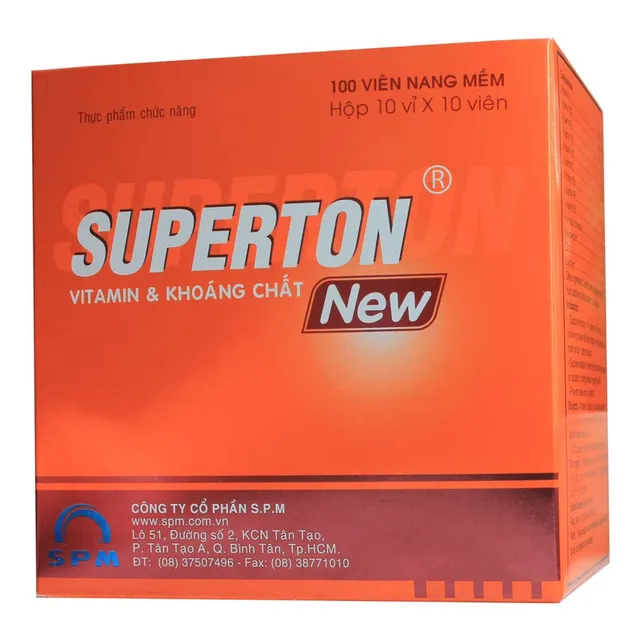 Vitamin v&agrave; kho&aacute;ng chất SUPERTON New