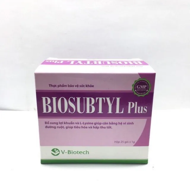 Hướng dẫn sử dụng Men vi sinh BIOSUBTYL Plus