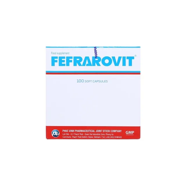 Vi&ecirc;n uống bổ m&aacute;u FEFRAROVIT