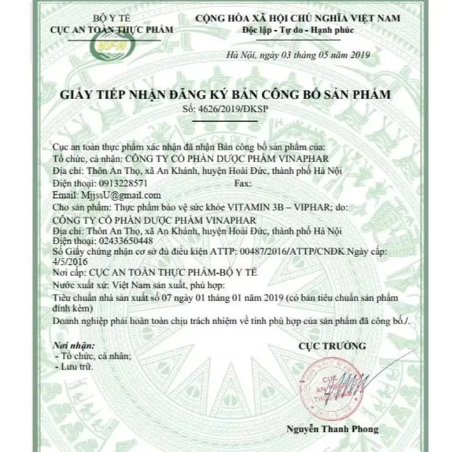 Vi&ecirc;n uống Vitamin 3B Viphar 4