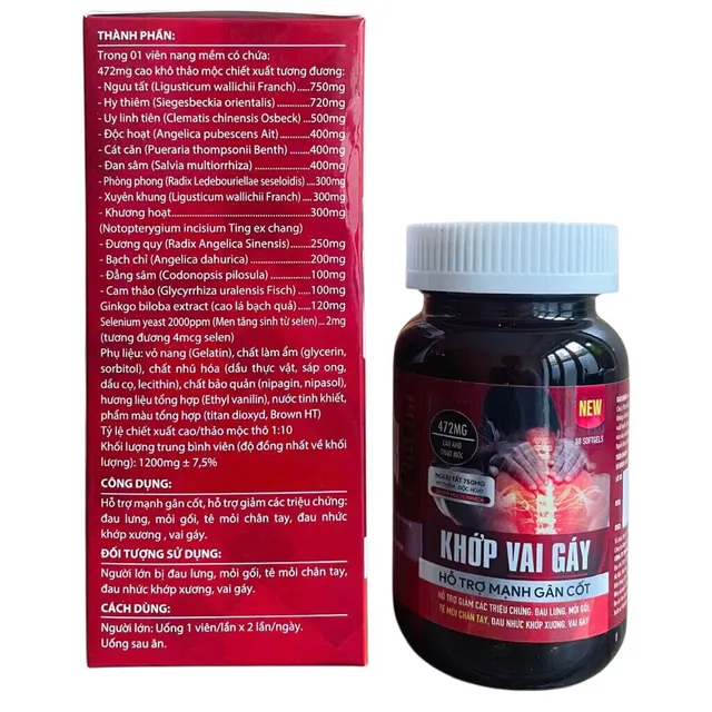 Vi&ecirc;n uống Khớp Vai G&aacute;y