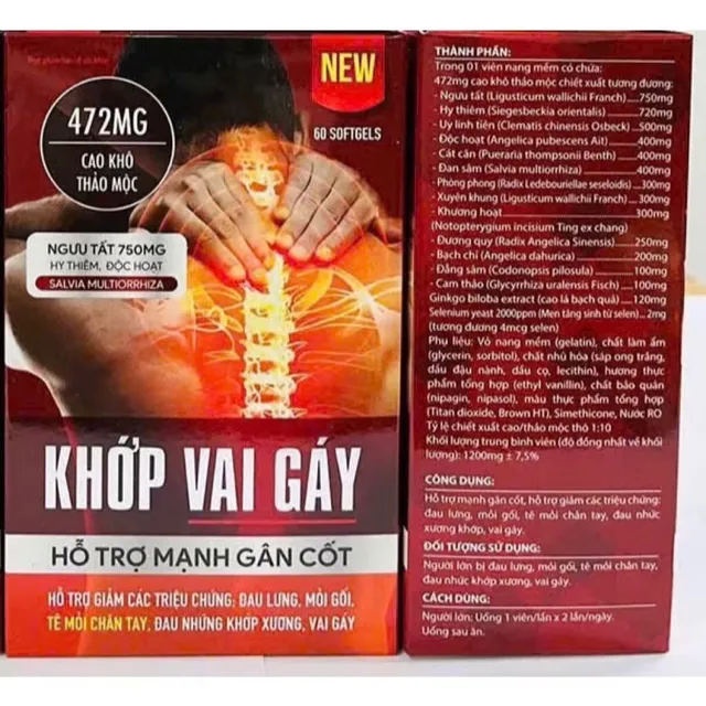Vi&ecirc;n uống Khớp Vai G&aacute;y