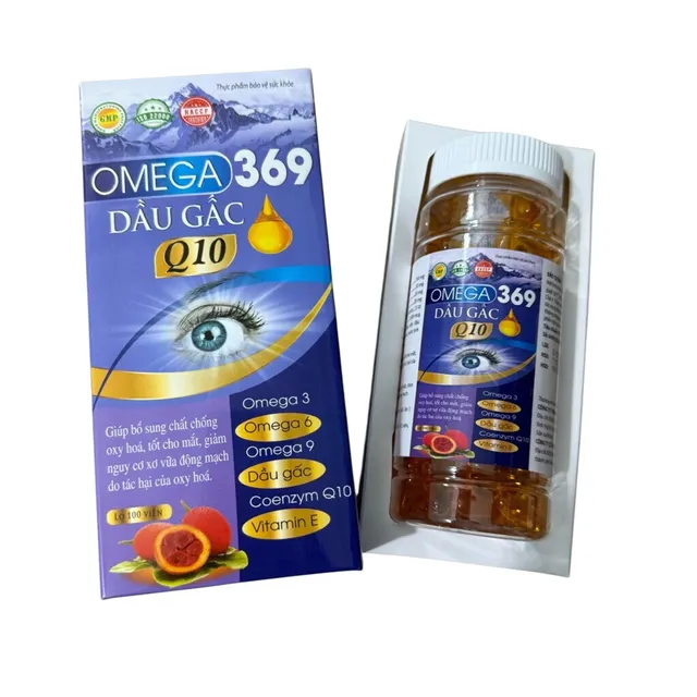 Vi&ecirc;n uống Omega 369 Dầu Gấc Q10 Nature