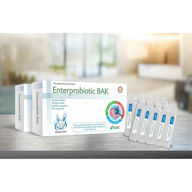 Men vi sinh Enterprobiotic BAK (Hộp 20 ống)
