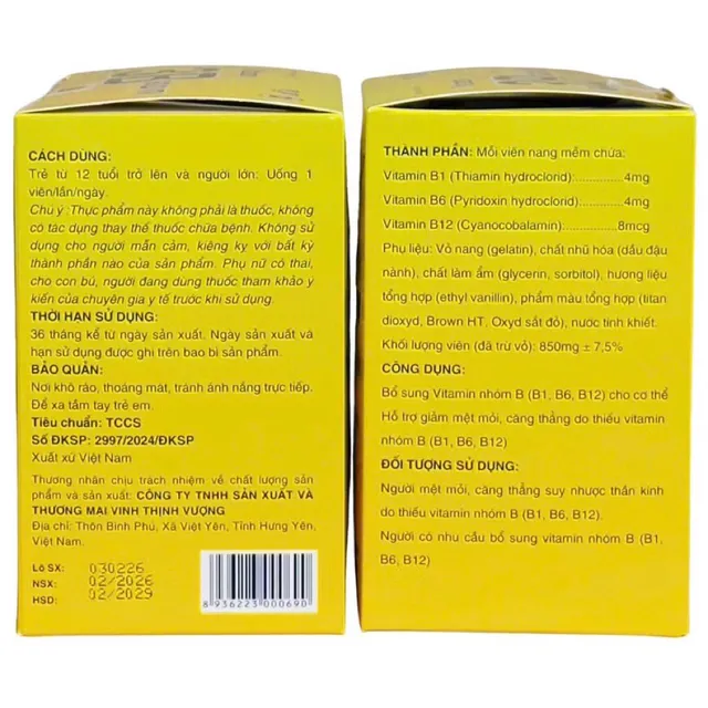 Vitamin 3B GOLD VTV