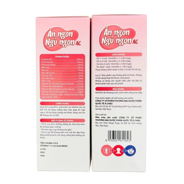 Hộp Siro Ăn Ngon Ngủ Ngon AC