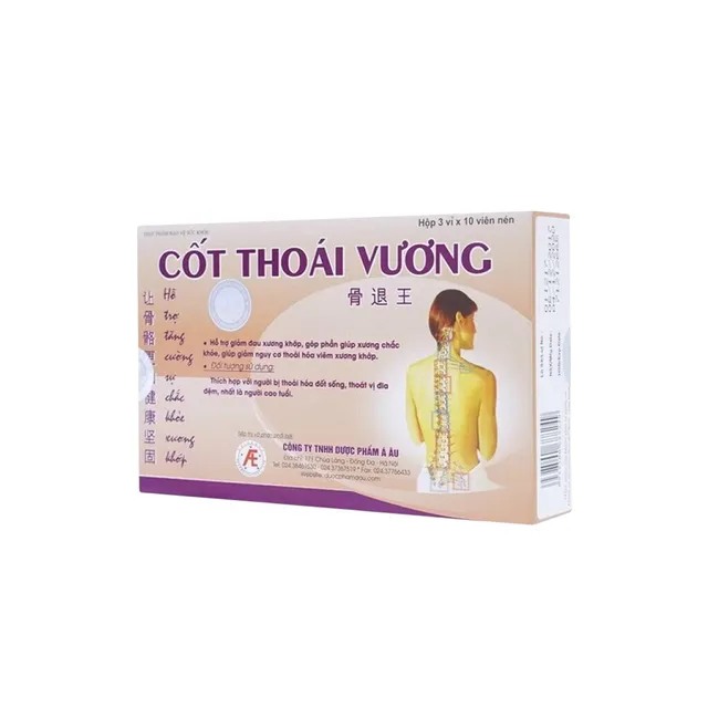 Sản phẩm Cốt Tho&aacute;i Vương - Bổ trợ xương khớp