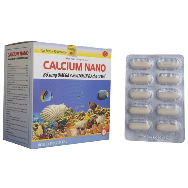 Vi&ecirc;n uống Calcium Nano Rostex