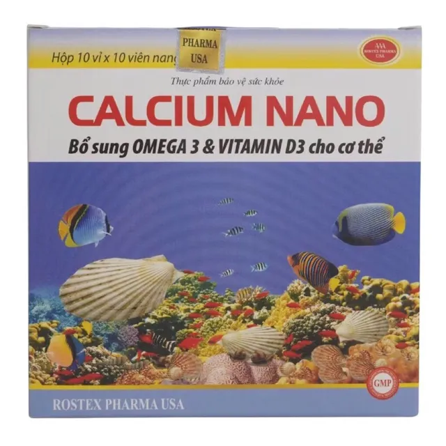 Vi&ecirc;n uống Calcium Nano Rostex