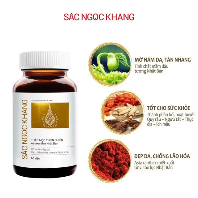 Vi&ecirc;n uống đẹp da Sắc Ngọc Khang