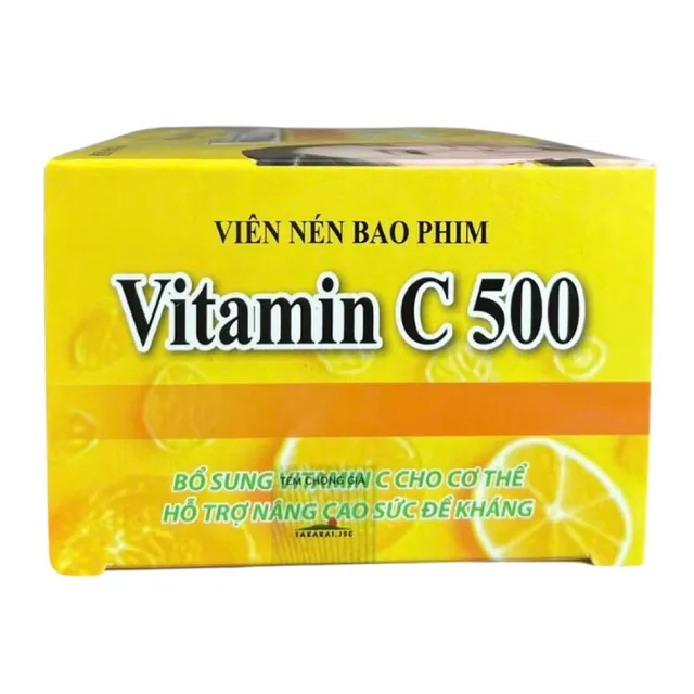 Vi&ecirc;n uống Vitamin C 500 Rostex