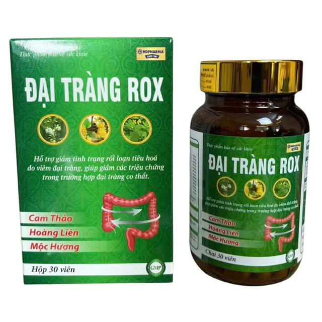 Vi&ecirc;n uống Đại Tr&agrave;ng Rox Chai 30 vi&ecirc;n