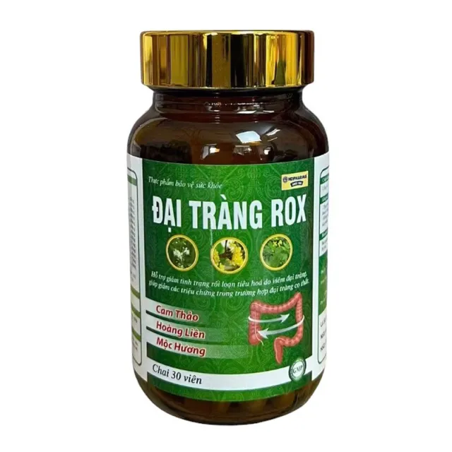Vi&ecirc;n uống Đại Tr&agrave;ng Rox Chai 30 vi&ecirc;n