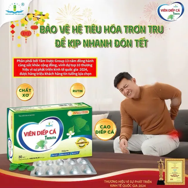 Vi&ecirc;n Diếp C&aacute; Trisuta T&acirc;m Dược