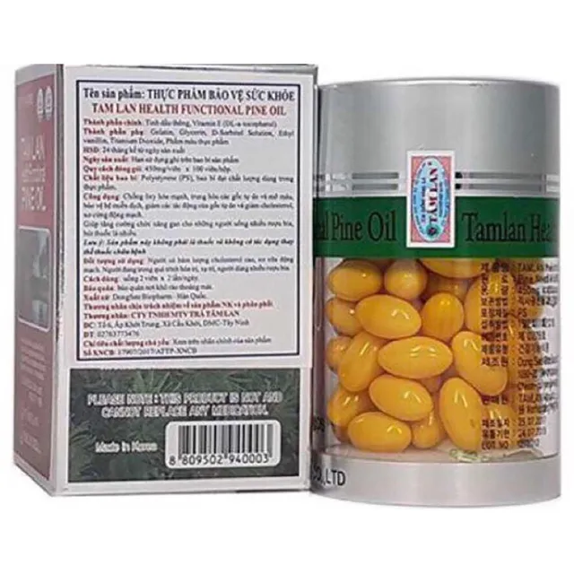 Vi&ecirc;n uống Tinh Dầu Th&ocirc;ng Đỏ T&acirc;m Lan - H&igrave;nh ảnh 2