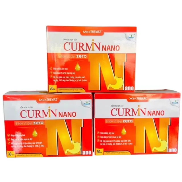 Hỗn dịch dạ d&agrave;y Curmin Nano B&igrave;nh Vị Gel Zero T&acirc;m Dược