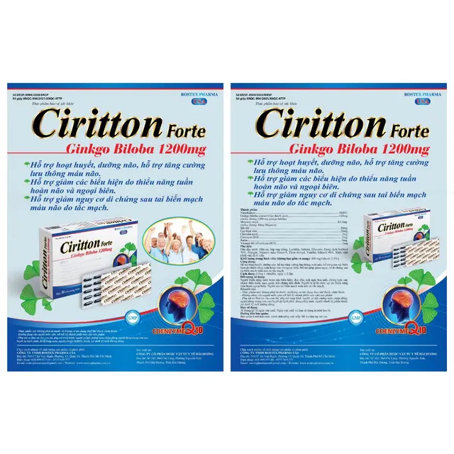 Ciritton Forte Ginkgo Biloba