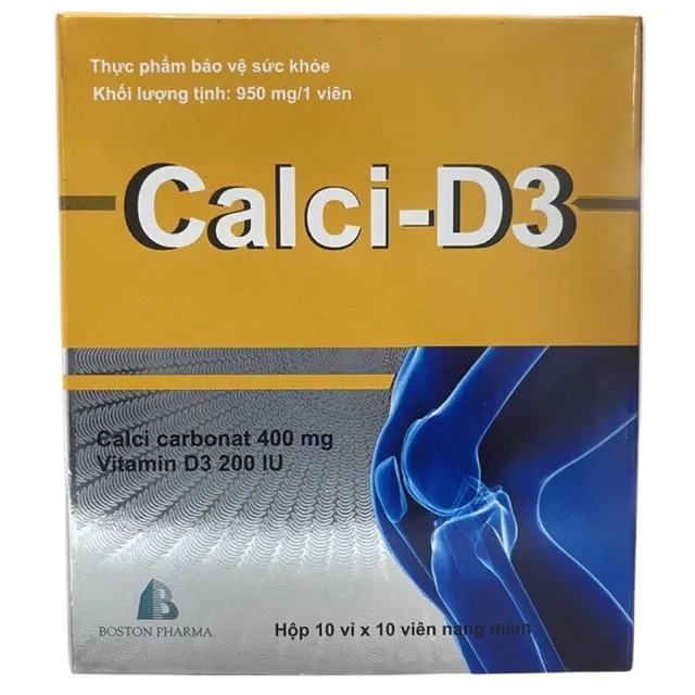 Vi&ecirc;n uống Calci-D3 Boston