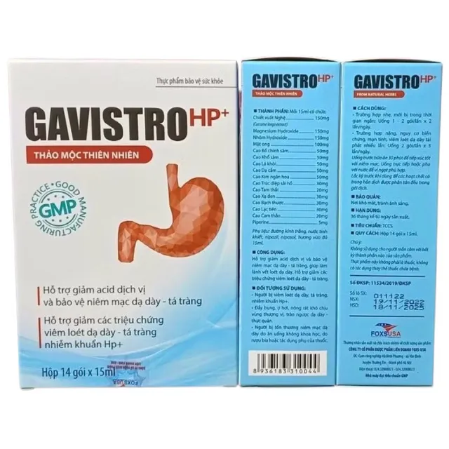Dạ d&agrave;y Gavistro HP+ g&oacute;c nh&igrave;n kh&aacute;c
