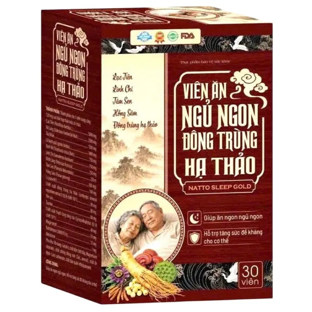 Vi&ecirc;n uống ăn ngủ ngon Natto Sleep Gold - Hỗ trợ giấc ngủ
