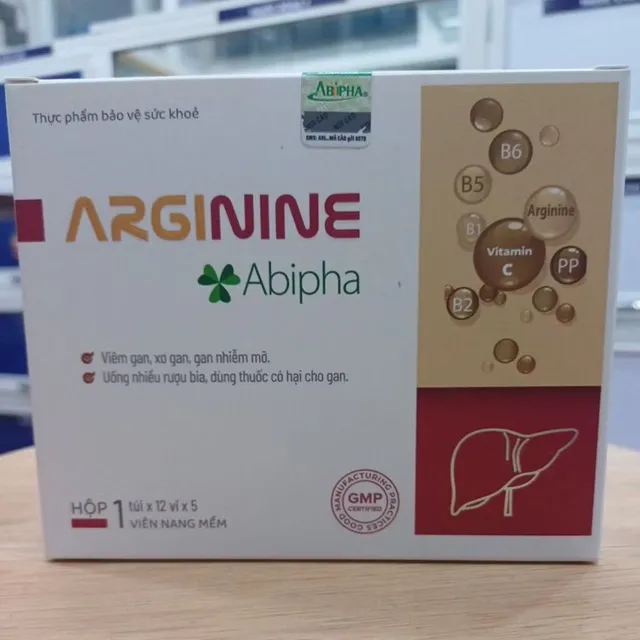 Vi&ecirc;n uống Arginine Abipha