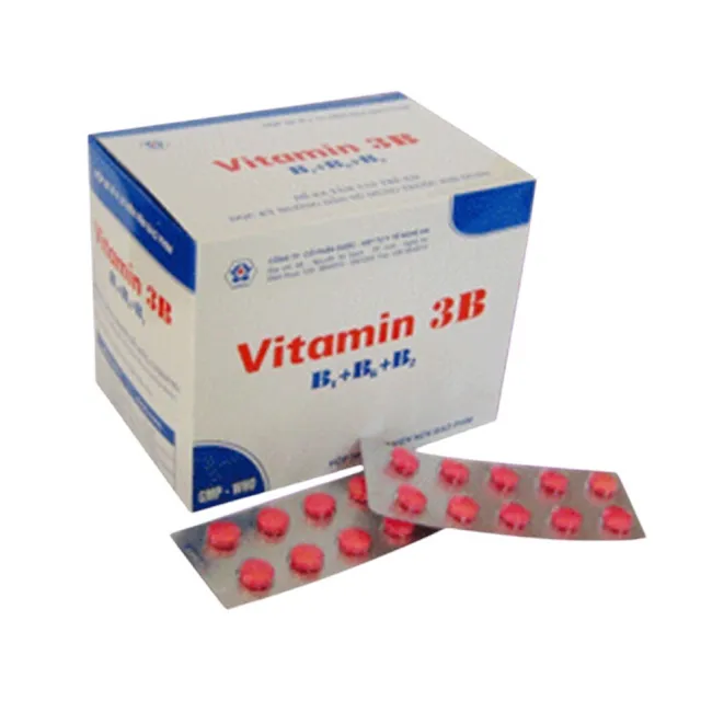 Vi&ecirc;n uống Vitamin 3B B1 + B2 + B6 Hỗ trợ giảm mệt mỏi