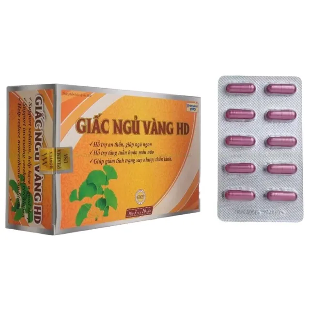 Vi&ecirc;n uống Giấc Ngủ V&agrave;ng HD