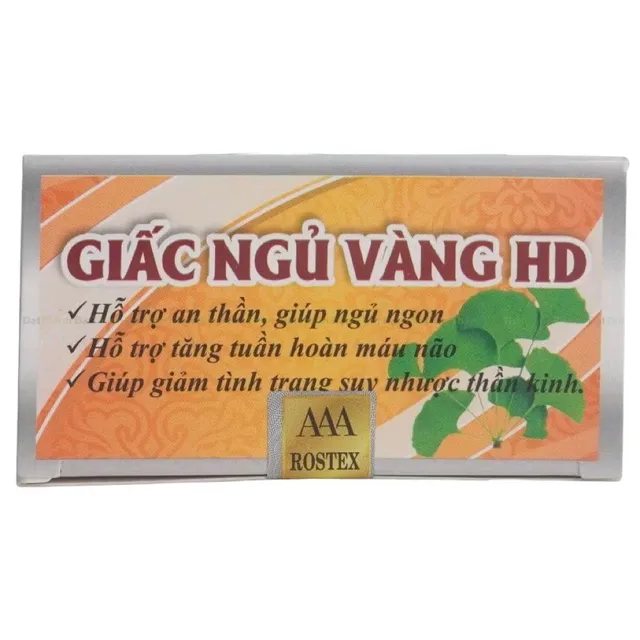 Vi&ecirc;n uống Giấc Ngủ V&agrave;ng HD - Giảm căng thẳng