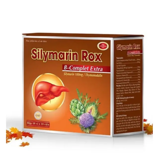 Vi&ecirc;n uống Silymarin Rox B-Complet Extra