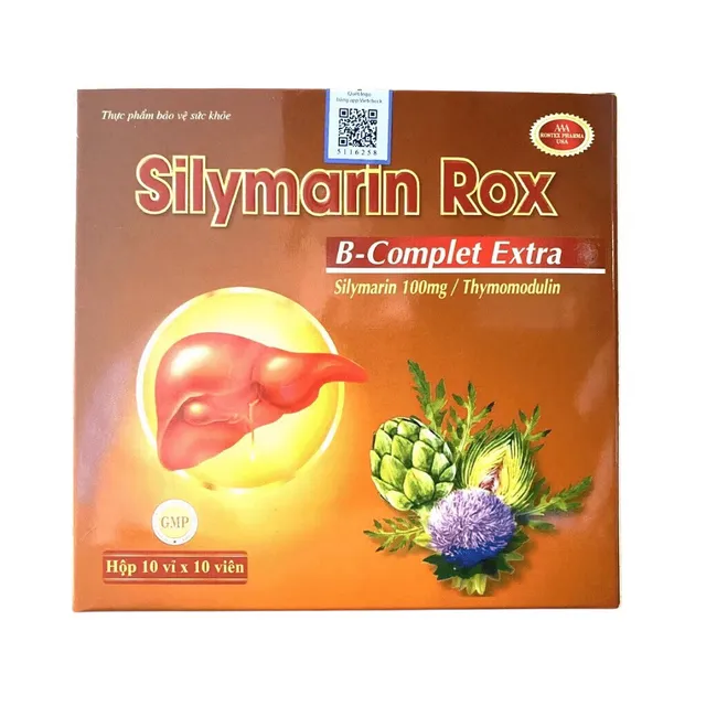 Vi&ecirc;n uống Silymarin Rox B-Complet Extra