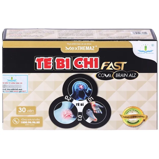 Vi&ecirc;n uống T&ecirc; B&igrave; Chi Fast Cova Brain Alz T&acirc;m Dược