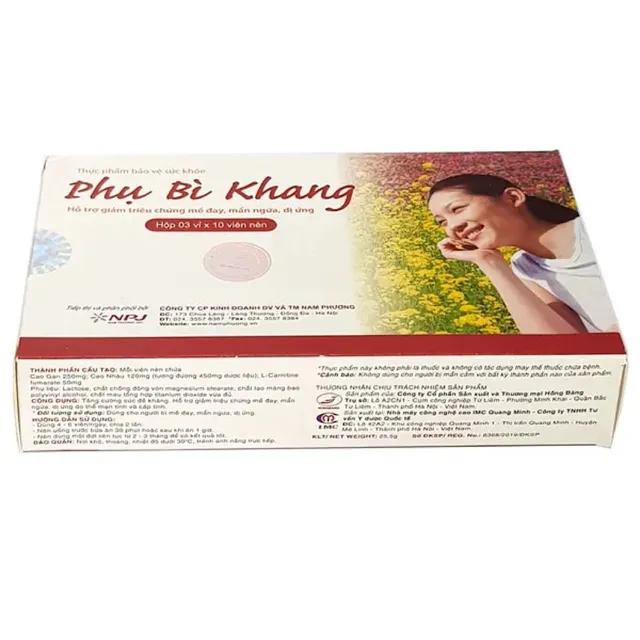 Vi&ecirc;n uống Phụ B&igrave; Khang