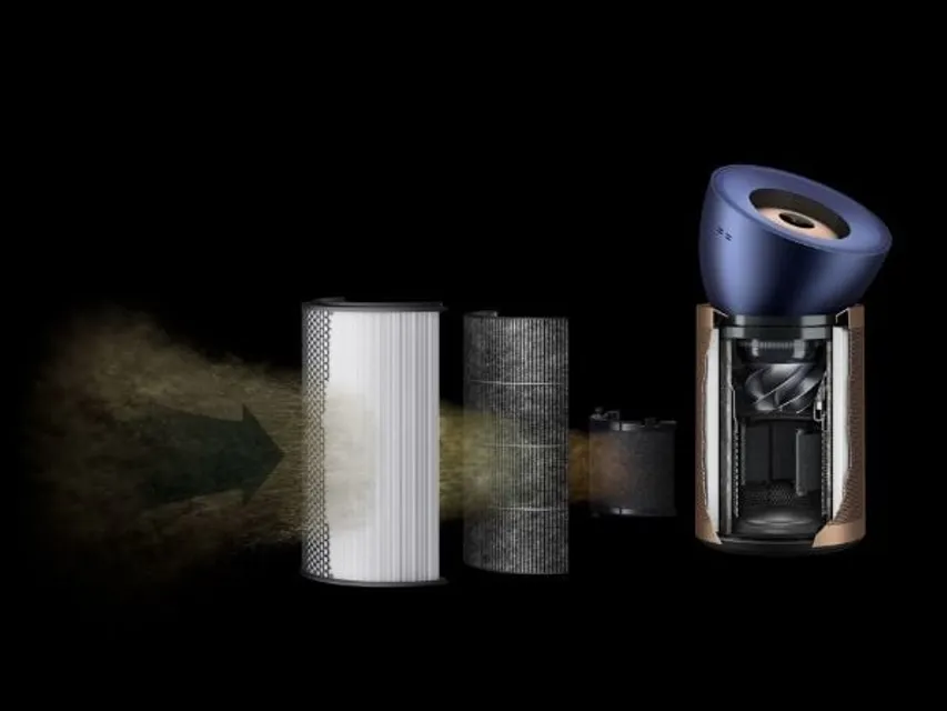M&aacute;y lọc kh&ocirc;ng kh&iacute; Dyson BP04 với M&agrave;ng lọc &ldquo;3 bước&rdquo; kh&eacute;p k&iacute;n tuyệt đối