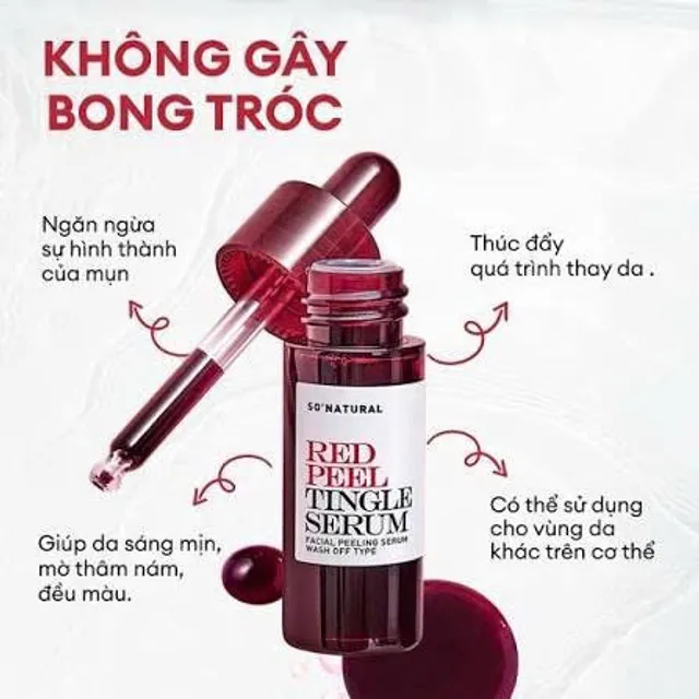 Tinh Chất T&aacute;i Tạo Da So Natural Red Peel Tingle Serum