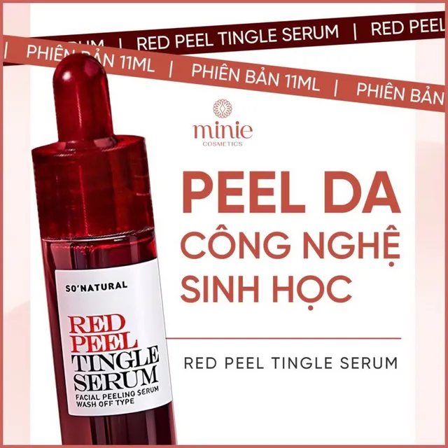 Đối tượng sử dụng Tinh Chất T&aacute;i Tạo Da So Natural Red Peel Tingle Serum