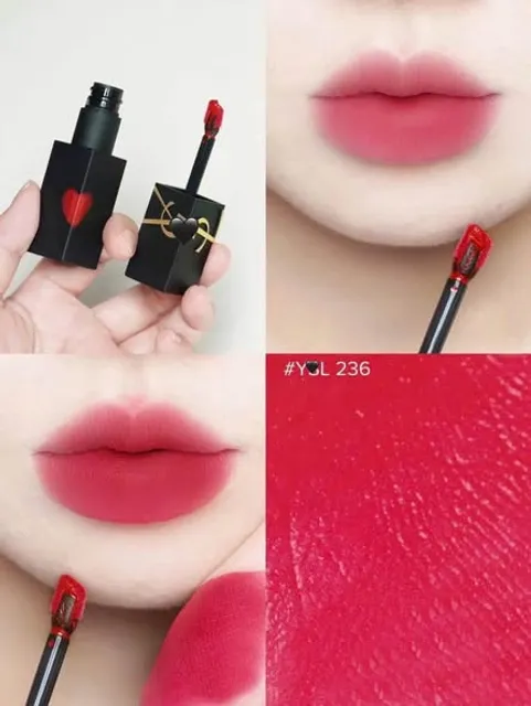 Son kem YSL 236 The Slim Velvet Radical đỏ ruby